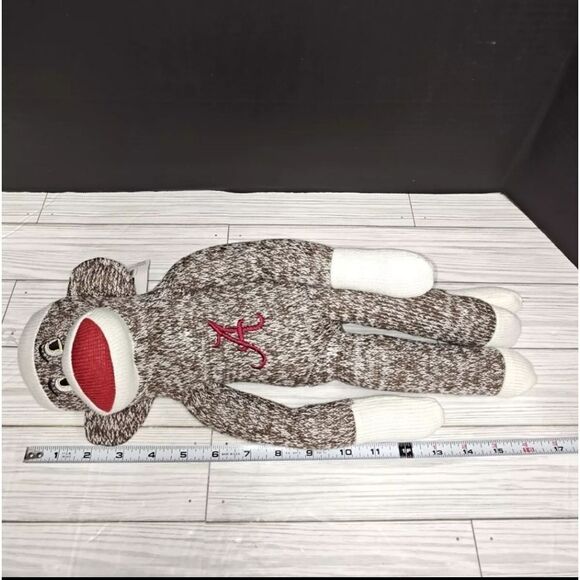 Alabama Crimson Tide Collectible Plush Sock Monkey Jenkins Enterprises 2010 - Picture 8 of 9